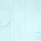 Camisa social xadrez masculina Eagle Regular Fit Azul Tamanho 16,5X34-35