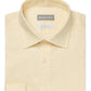 Camisa social masculina Michael Kors Regular Fit, sem passar, amarela, tamanho 17,5 x 34 x 35