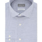 Camisa social masculina Michael Kors Slim-Fit sem passar a ferro Airsoft Performance Stretch Check Azul Tamanho 15,5X32-33