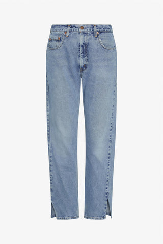 Aligrace - Allysa Tilted Split Jeans