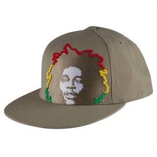 Bob Marley - Men's Rasta Hair Fitted Baseball Cap