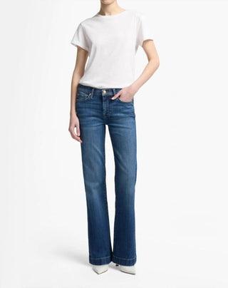7 For All Mankind - Tailorless Dojo Mid Waist Flared Jeans