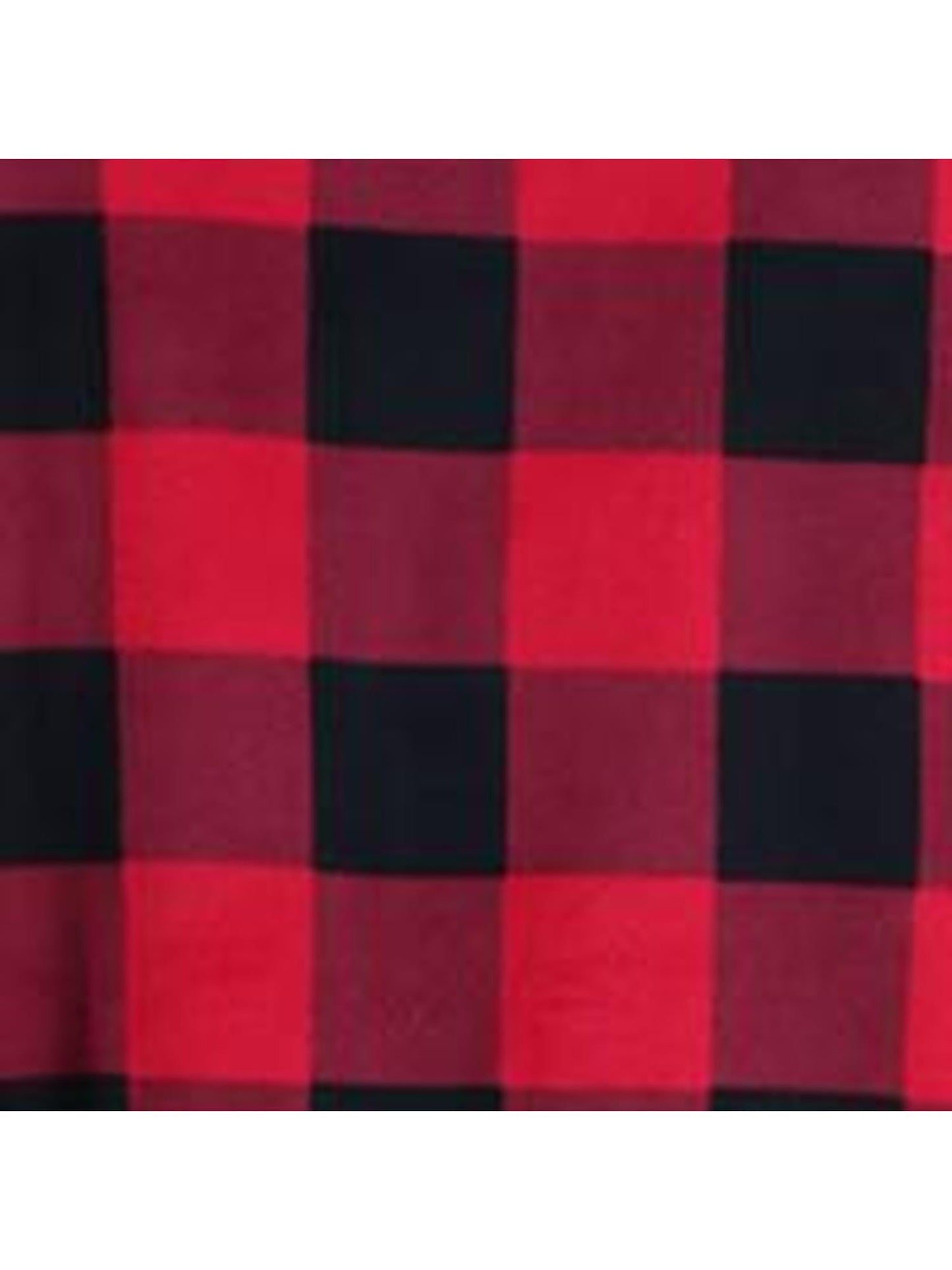 Conjunto de Pijama Feminino Buffalo Plaid PJ Couture - Tamanho M, Vermelho e Preto