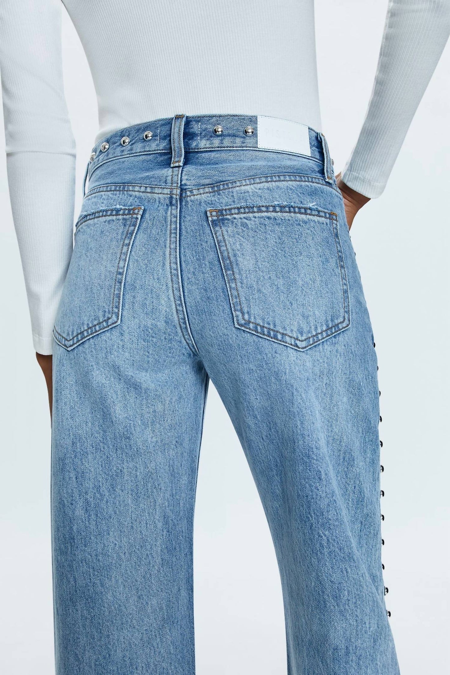 Pistola - Lexi Bow Leg Straight Jeans