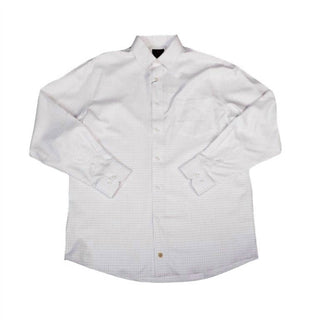 F/X Fusion - Men's Long Sleeve Textured Mini Checked Polo