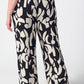 Joseph Ribkoff - Geometric Print Wide Leg Pull On Pants