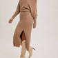 Bluivy - Knit Sweater Midi Dress