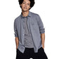 E agora esta camisa masculina de malha lisa de corte regular cinza tamanho 2XL