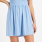 Vestido sem alças Love, Fire Junior's Terry Cloth Smocked Azul Tamanho Grande