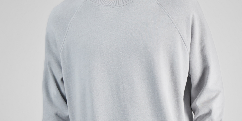 E agora este moletom raglan masculino cinza