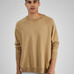 E agora este moletom raglan masculino marrom tamanho GG