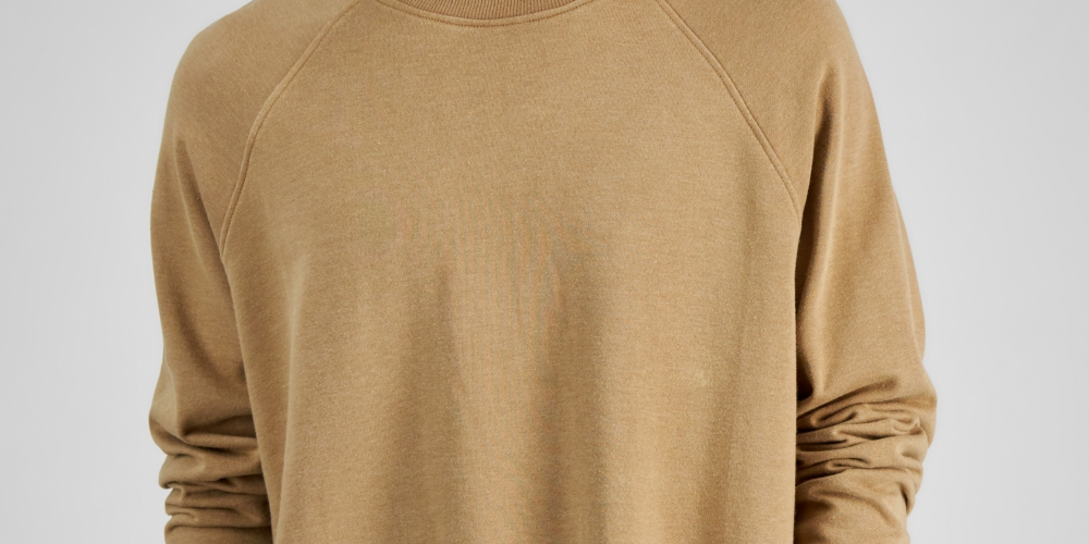 E agora este moletom raglan masculino marrom tamanho GG