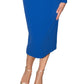 Vestido midi com recortes feminino Rachel Roy, azul, tamanho extragrande