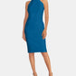Vestido justo feminino Rachel Roy, azul, tamanho médio