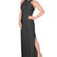 Vestido longo feminino Rachel Roy Harland Jersey rosa tamanho extragrande