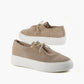 All Black - Women's Gathered Sneakers