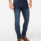 Calça jeans masculina Tommy Jeans Straight Fit Stretch Azul Tamanho 38X32
