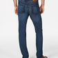 Calça jeans masculina Tommy Jeans Straight Fit Stretch Azul Tamanho 38X32