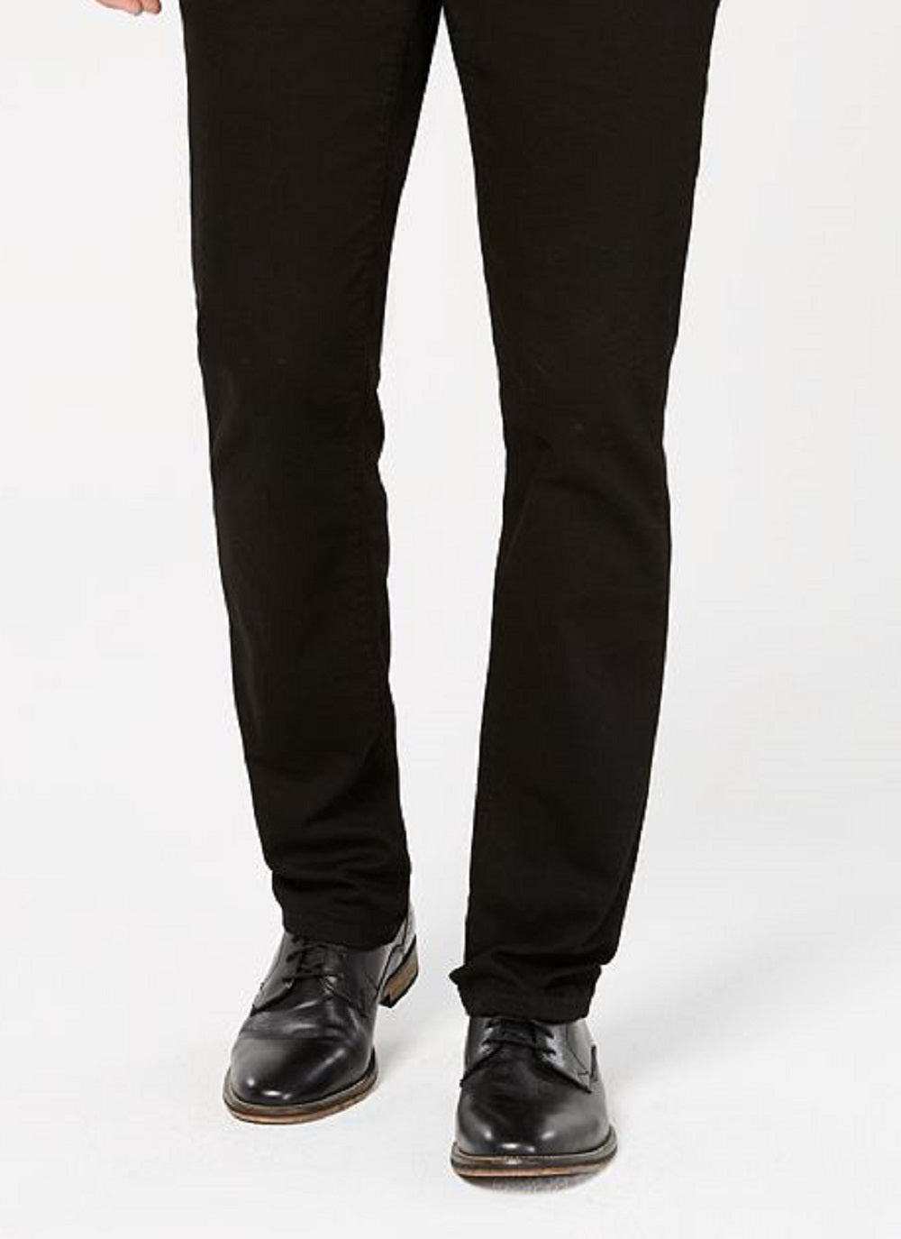 Calça jeans masculina Tommy Jeans Straight Fit Stretch preta tamanho 34x34