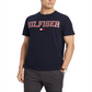 Camiseta Tommy Hilfiger Masculina com Logo Collegiate Azul Tamanho XXG