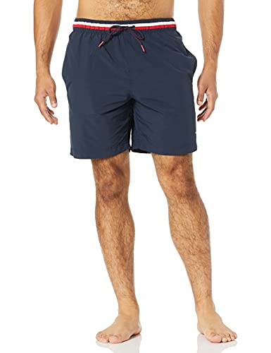 Calção de banho masculino Tommy Hilfiger Atlantic azul tamanho XXL