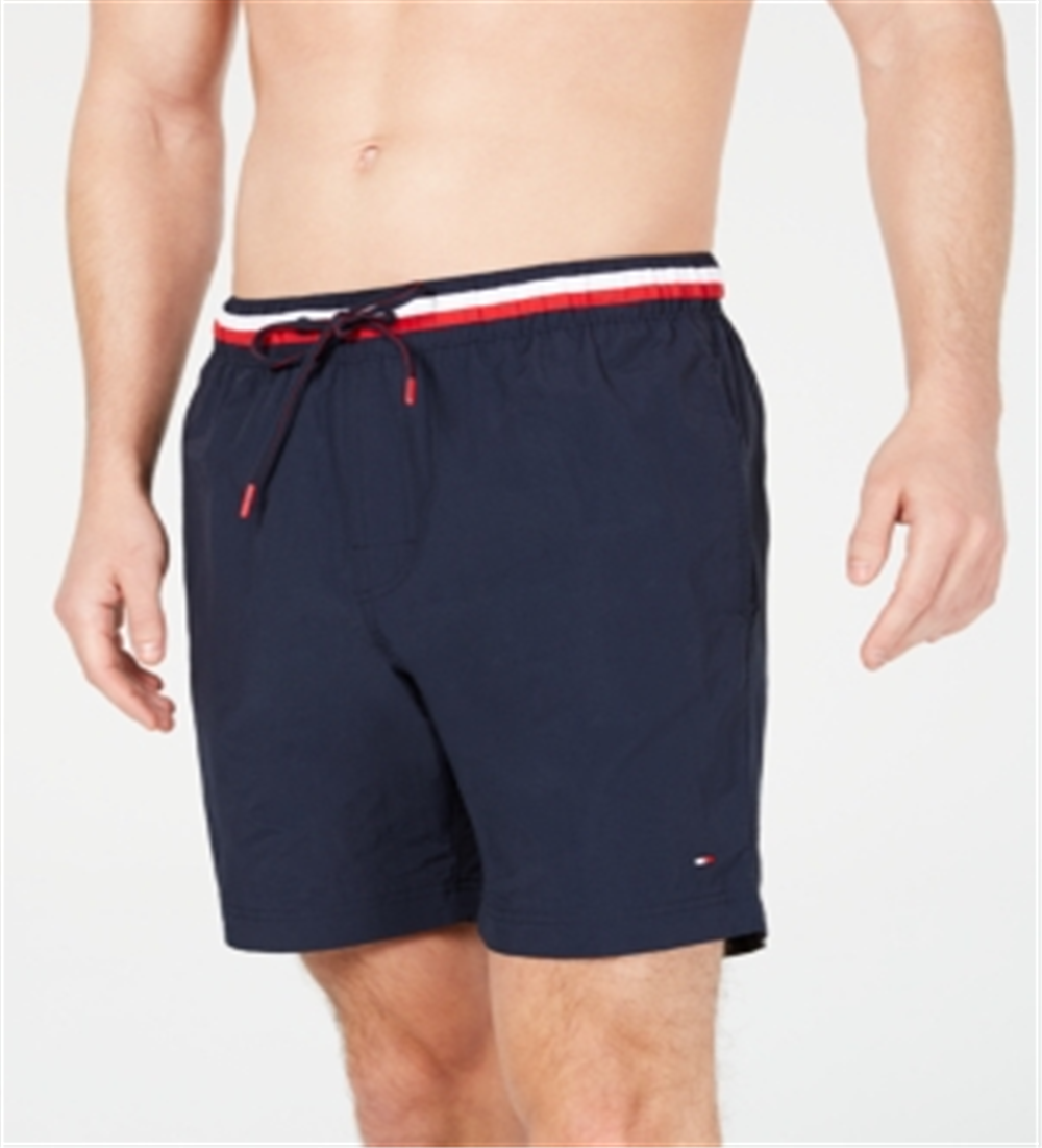 Calção de banho masculino Tommy Hilfiger Atlantic azul tamanho XXL