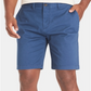 Tommy Hilfiger Masculino The Flex Classic Inseam Khaki Chino Shorts Azul Tamanho 31