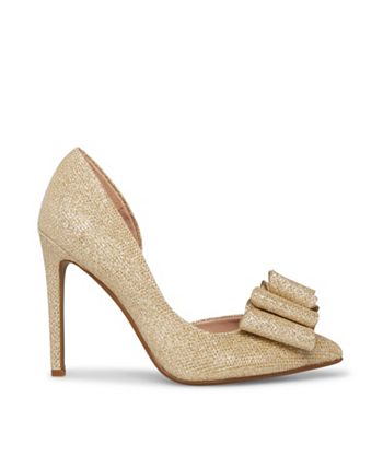 Betsey Johnson Prince D'orsay Sapatos de Noite Femininos Amarelos Tamanho 8 M