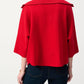 Joseph Ribkoff - Zip Front Dolman Sleeve Boxy Sweater