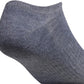 Pacote com 6 meias esportivas acolchoadas Adidas masculinas, cinza, tamanho 6-12