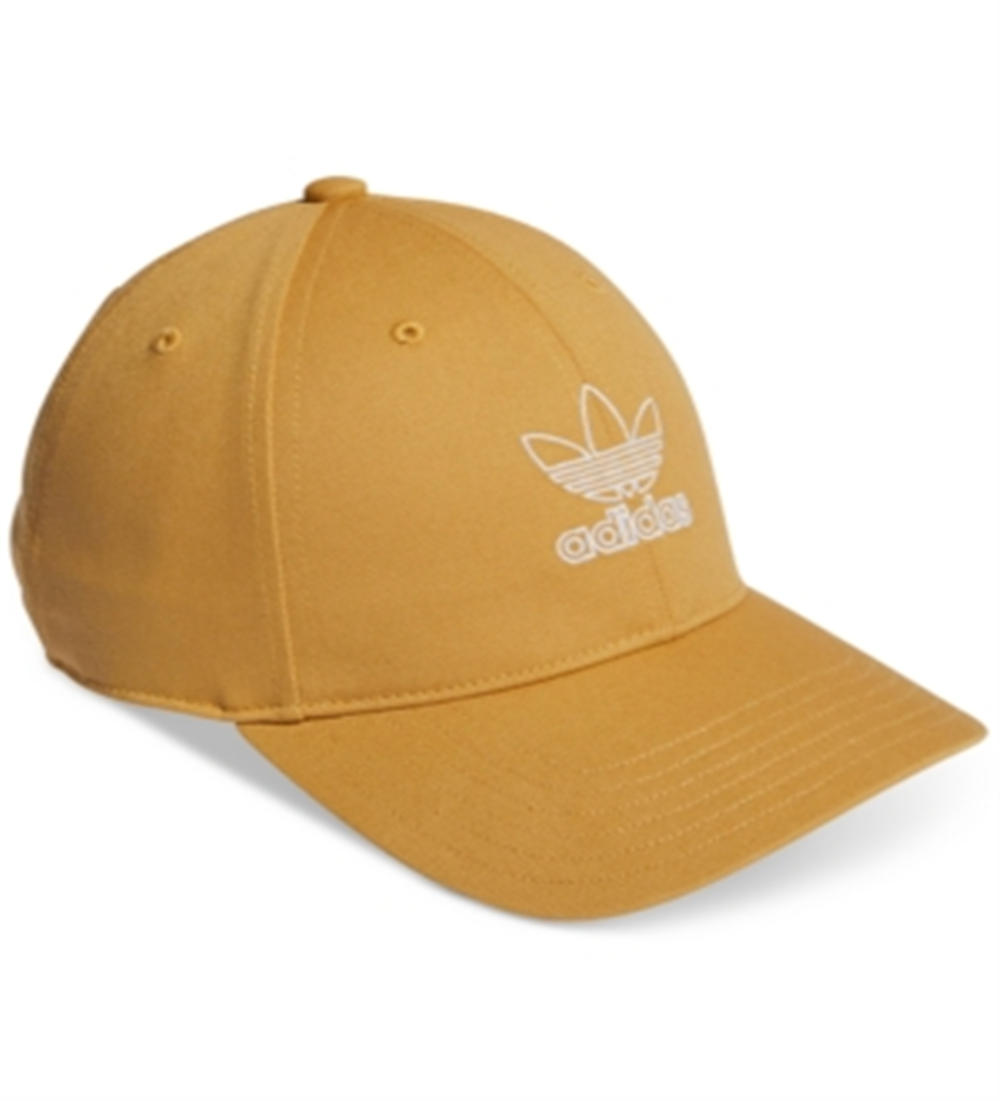 Boné Adidas Feminino Algodão Relaxed Outline Logo Marrom Tamanho Único