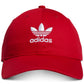 Boné de beisebol feminino Adidas Relaxed, vermelho, tamanho regular