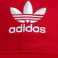 Boné de beisebol feminino Adidas Relaxed, vermelho, tamanho regular