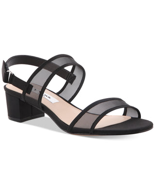 Nina Women's Ganice Mesh Strap Sandal Black Size 7 M