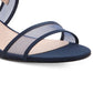 Sandália feminina Nina Ganice Mesh com tiras, azul, tamanho 8,5 M