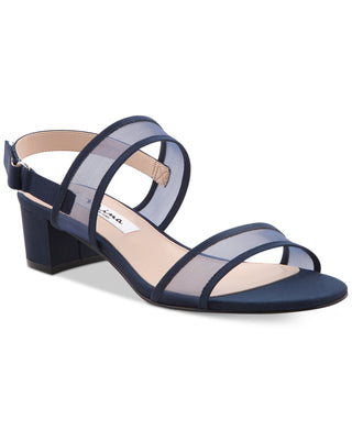 Nina Women's Ganice Mesh Strap Sandal Blue Size 8.5 M