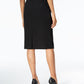 Saia lápis midi feminina Kasper preta tamanho 2 Petite