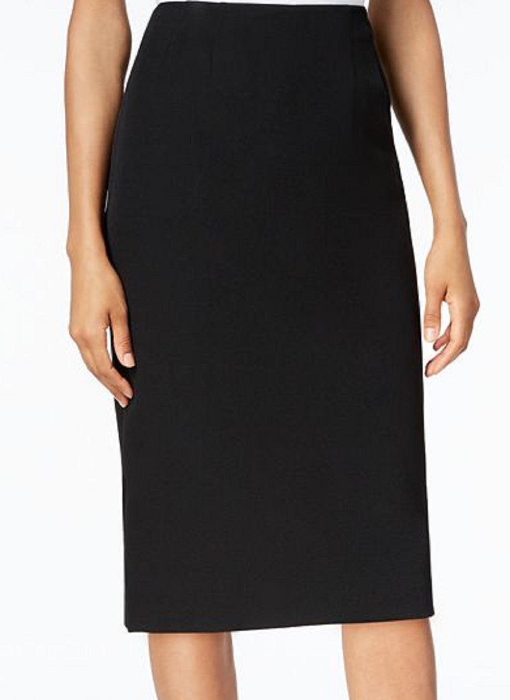 Saia lápis midi feminina Kasper preta tamanho 4 Petite