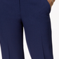 Calça social moderna Kasper feminina com cintura alta, azul, tamanho 8