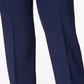 Calça social moderna Kasper feminina com cintura alta, azul, tamanho 8