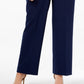 Calça social moderna feminina Kasper, azul, tamanho 24W