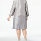 Le Suit Vestido Flyaway Feminino Cinza Pequeno