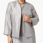 Le Suit Vestido Flyaway Feminino Cinza Pequeno