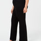 Calça de compressão feminina Anne Klein Flare Leg Ponte, preta, tamanho 20W