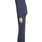 Terno feminino Anne Klein com estampa de olho de pássaro azul, tamanho 14