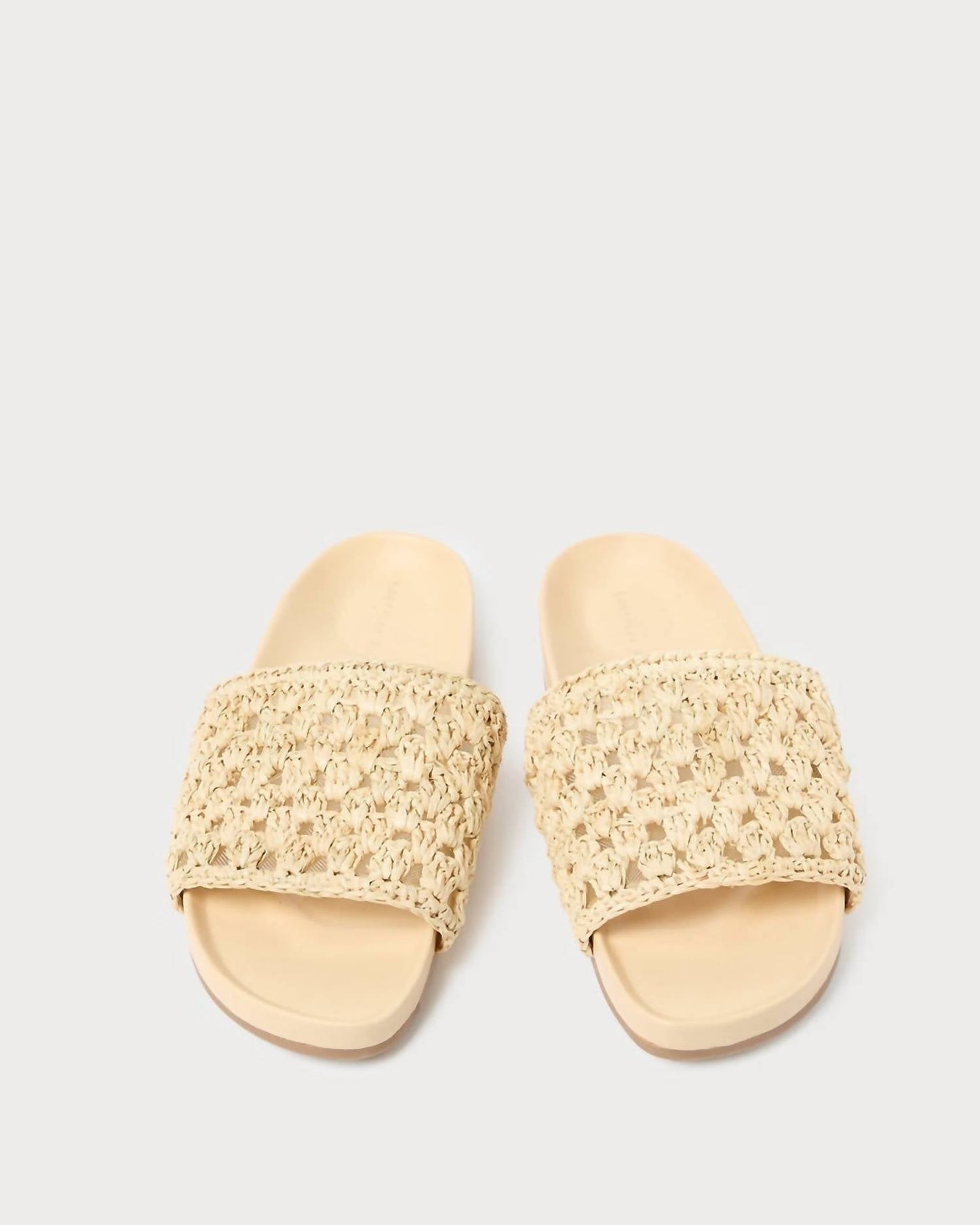 Loeffler Randall - Henri Natural Crochet Straw Sandal