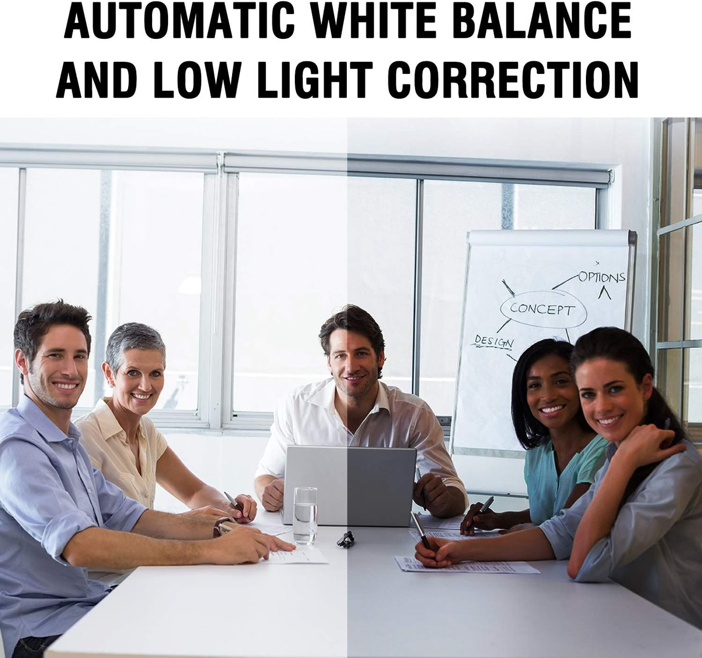 Webcam AUSDOM AF640 Full HD 1080p/30fps para videochamadas, foco automático e microfone