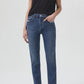 Agolde - Riley Long High Rise Straight Jeans