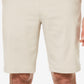 Shorts masculinos PGA Tour com frente lisa, marrom, tamanho 30