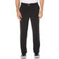 Calça de golfe Ben Hogan masculina com cós flexível ativo sólido e elástico em 4 direções, frente plana, preta, tamanho 36x30